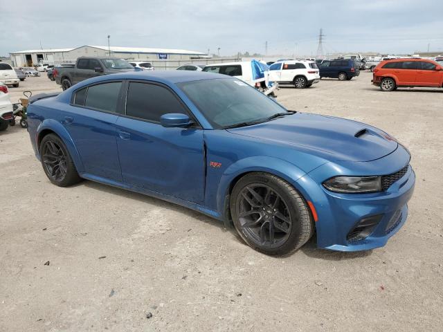 2C3CDXGJ2MH569897 - 2021 DODGE CHARGER SCAT PACK BLUE photo 4