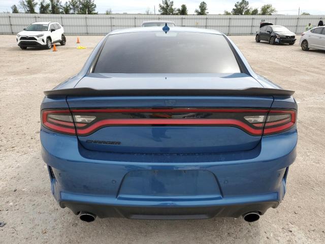 2C3CDXGJ2MH569897 - 2021 DODGE CHARGER SCAT PACK BLUE photo 6