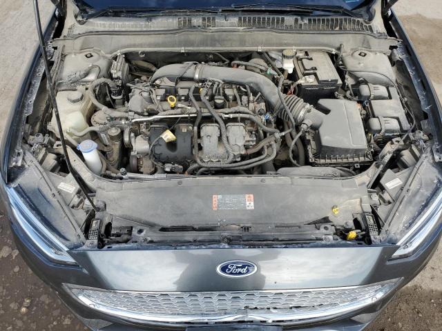 3FA6P0D93LR175044 - 2020 FORD FUSION TITANIUM GRAY photo 11