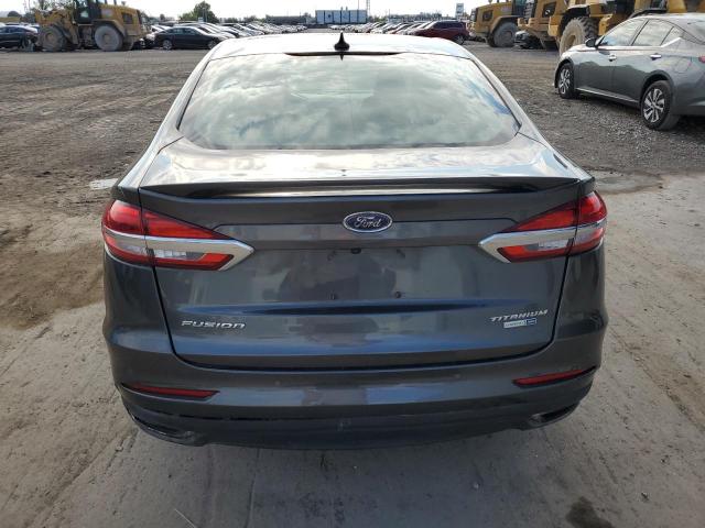 3FA6P0D93LR175044 - 2020 FORD FUSION TITANIUM GRAY photo 6