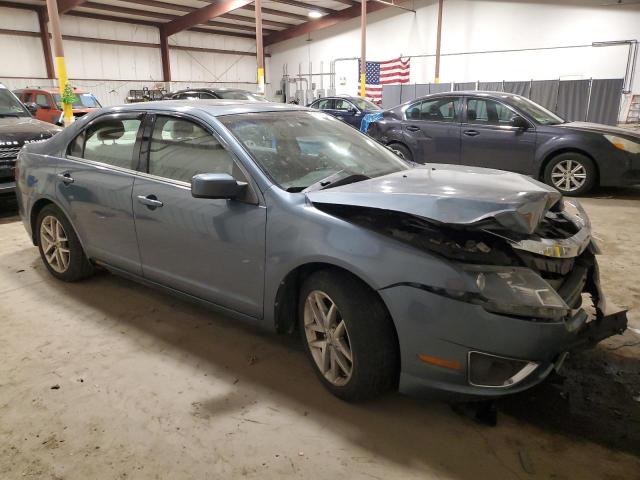 3FAHP0CG6CR120449 - 2012 FORD FUSION SEL BLUE photo 4