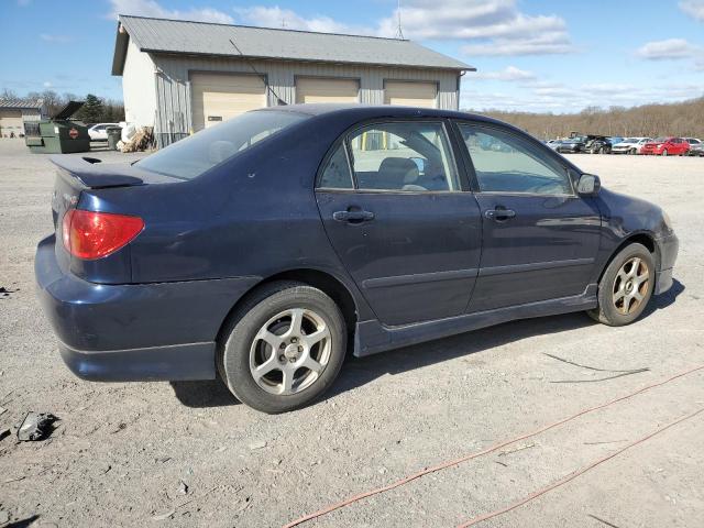 1NXBR32E64Z230371 - 2004 TOYOTA COROLLA CE BLUE photo 3