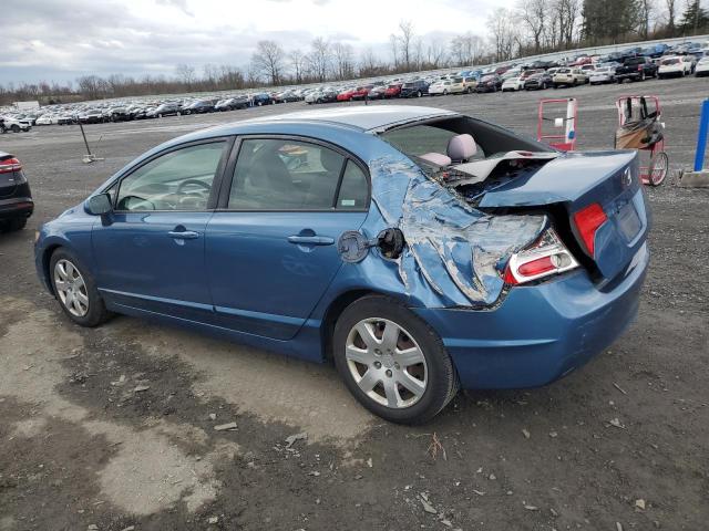 2HGFA16528H533055 - 2008 HONDA CIVIC LX BLUE photo 2