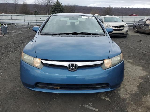 2HGFA16528H533055 - 2008 HONDA CIVIC LX BLUE photo 5