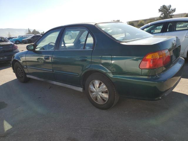 2HGEJ661XXH572657 - 1999 HONDA CIVIC BASE GREEN photo 2