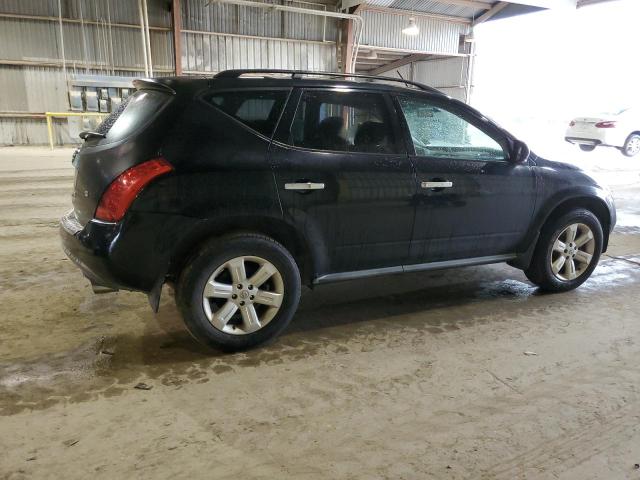 JN8AZ08T16W418263 - 2006 NISSAN MURANO SL BLACK photo 3