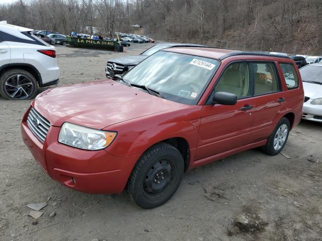 JF1SG63618H732115 - 2008 SUBARU FORESTER 2.5X RED photo 1