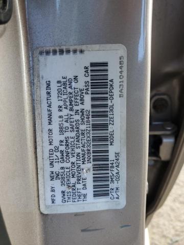 1NXBR32EX3Z118462 - 2003 TOYOTA COROLLA CE CREAM photo 12