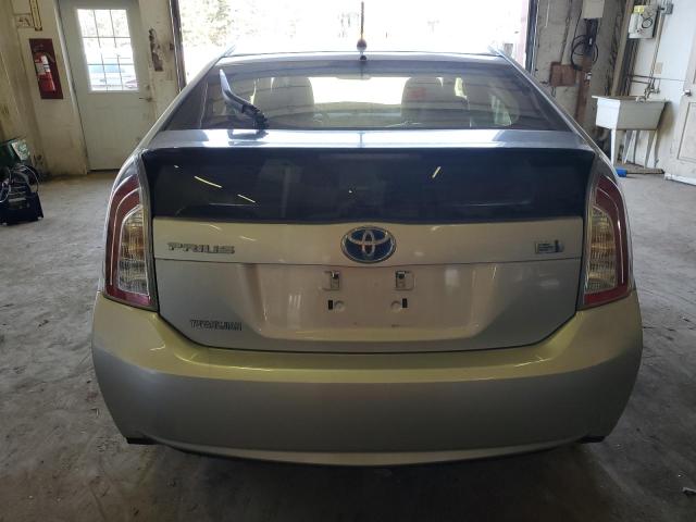 JTDKN3DU5D5588835 - 2013 TOYOTA PRIUS SILVER photo 6