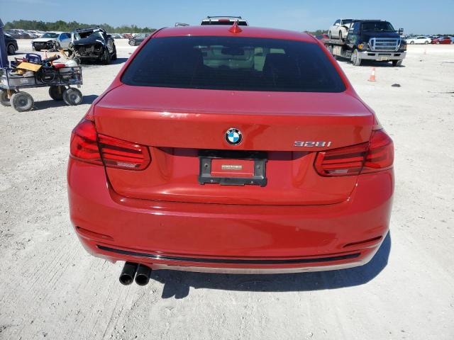 WBA8E9G57GNT86419 - 2016 BMW 328 I SULEV RED photo 6