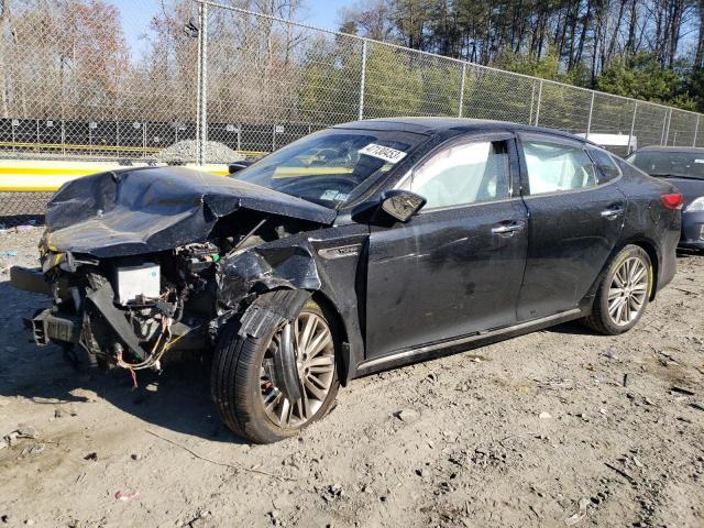 5XXGV4L26GG120818 - 2016 KIA OPTIMA SXL BLACK photo 1