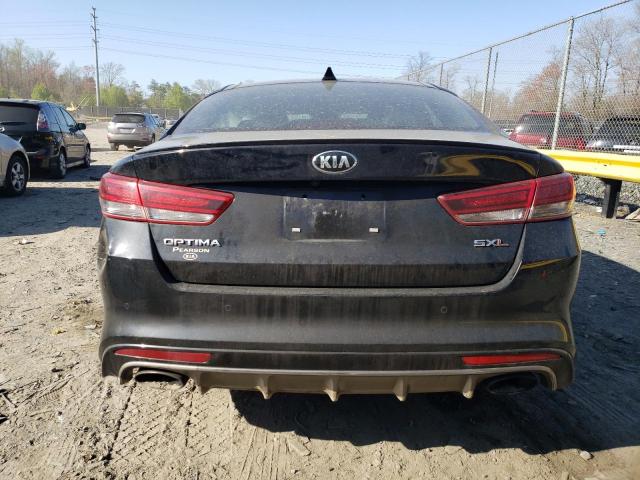 5XXGV4L26GG120818 - 2016 KIA OPTIMA SXL BLACK photo 6