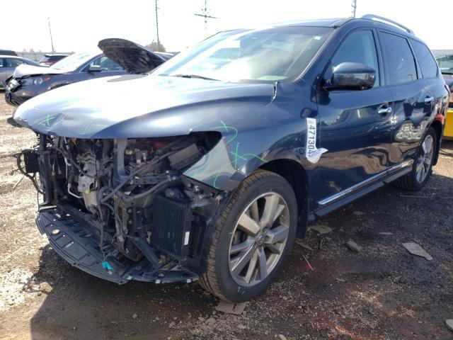 5N1AR2MM4EC703816 - 2014 NISSAN PATHFINDER S CHARCOAL photo 1