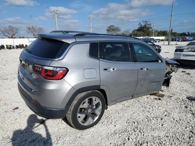 3C4NJDCB1LT125362 - 2020 JEEP COMPASS LIMITED SILVER photo 3