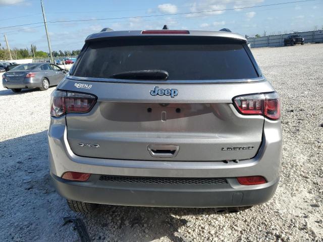 3C4NJDCB1LT125362 - 2020 JEEP COMPASS LIMITED SILVER photo 6