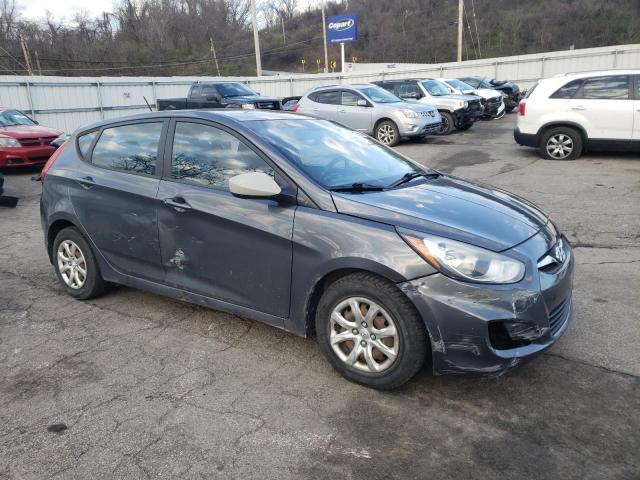 KMHCT5AE7DU082606 - 2013 HYUNDAI ACCENT GLS GRAY photo 4