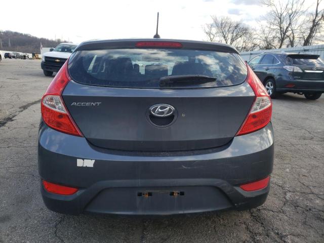 KMHCT5AE7DU082606 - 2013 HYUNDAI ACCENT GLS GRAY photo 6