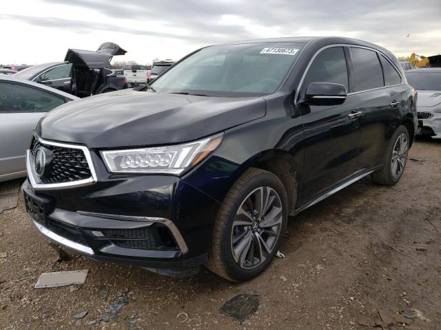 5J8YD3H53KL011697 - 2019 ACURA MDX TECHNOLOGY BLACK photo 1