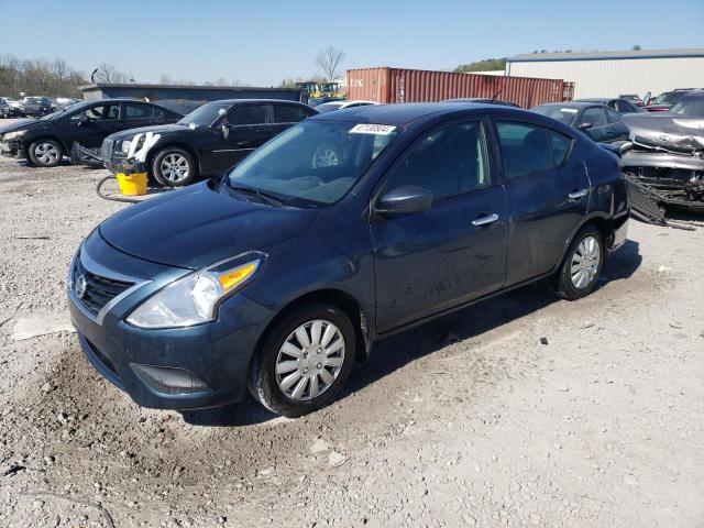 3N1CN7AP4HL849262 - 2017 NISSAN VERSA S BLUE photo 1