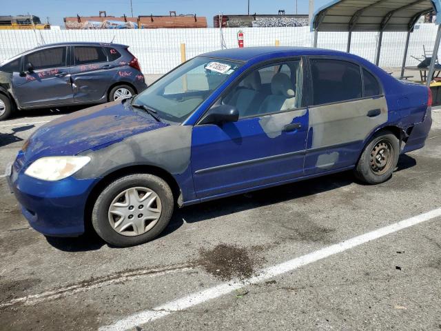 1HGES16354L013310 - 2004 HONDA CIVIC DX VP Mavi foto 1