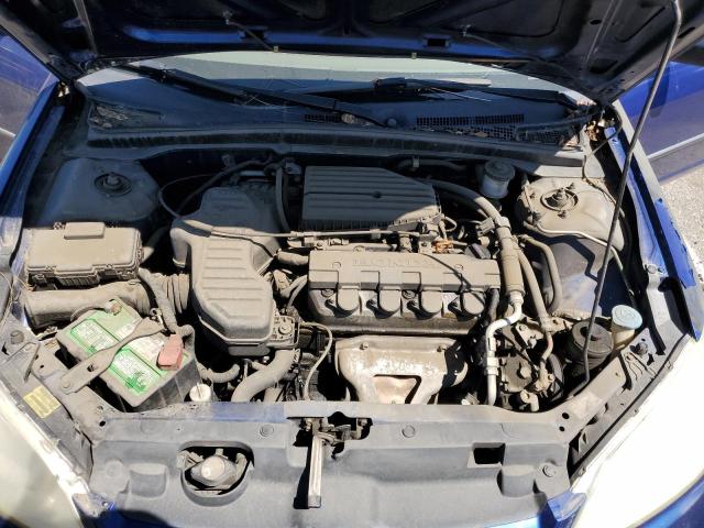 1HGES16354L013310 - 2004 HONDA CIVIC DX VP Mavi foto 11