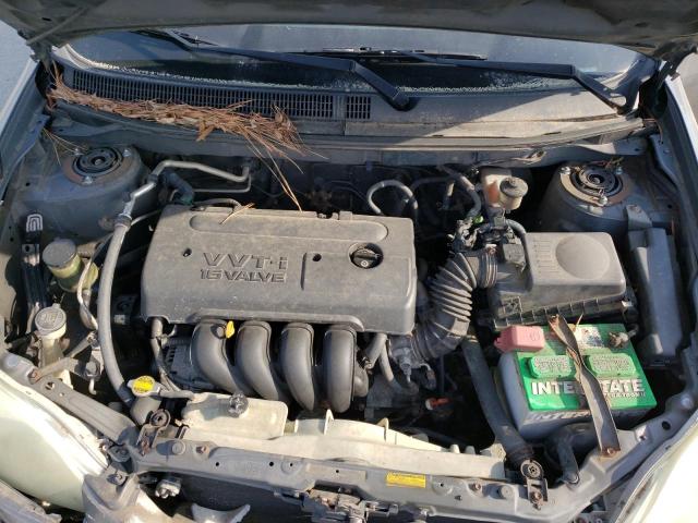 2T1KR32E25C357850 - 2005 TOYOTA COROLLA MA XR GRAY photo 11