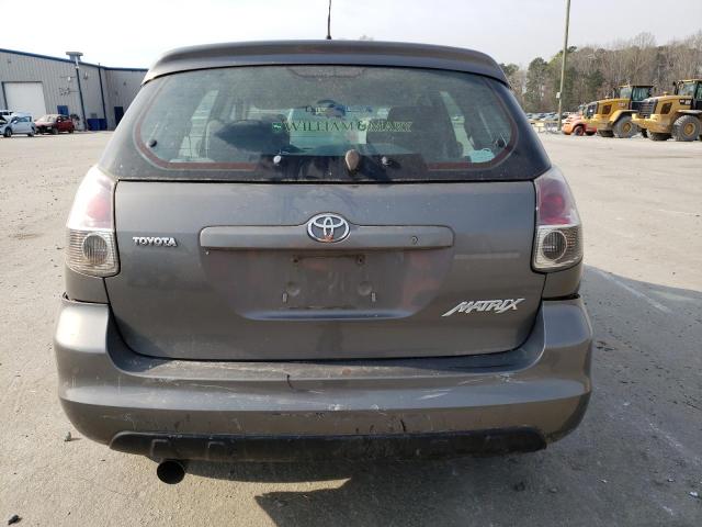 2T1KR32E25C357850 - 2005 TOYOTA COROLLA MA XR GRAY photo 6