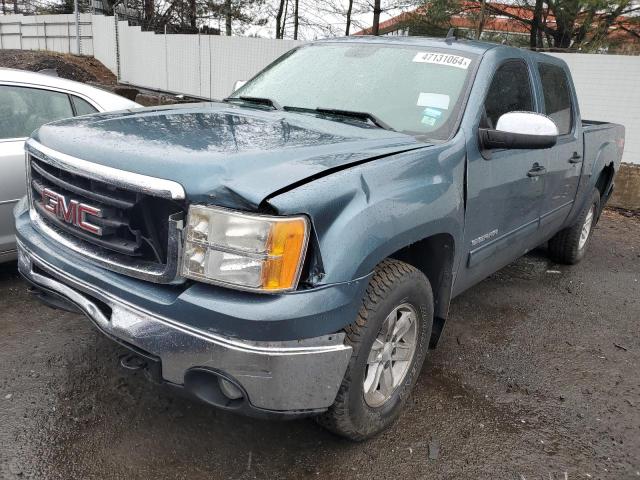 3GTRKVE33AG218593 - 2010 GMC SIERRA K1500 SLE BLUE photo 1