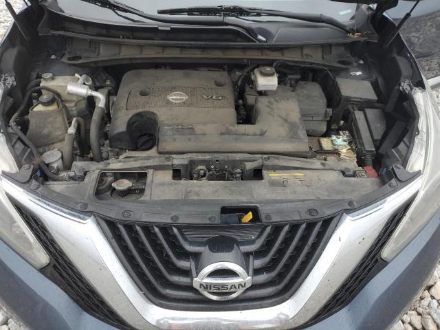 5N1AZ2MGXJN174834 - 2018 NISSAN MURANO S BLUE photo 12