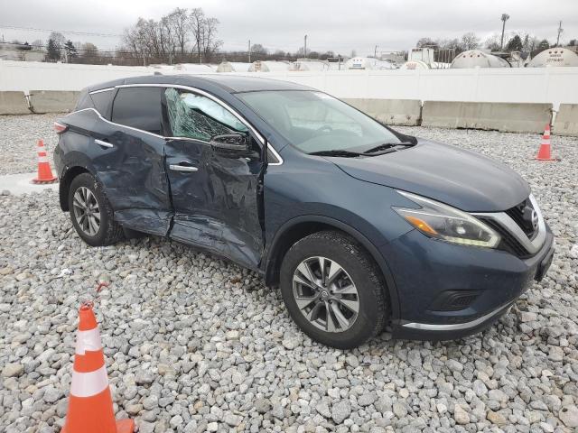 5N1AZ2MGXJN174834 - 2018 NISSAN MURANO S BLUE photo 4