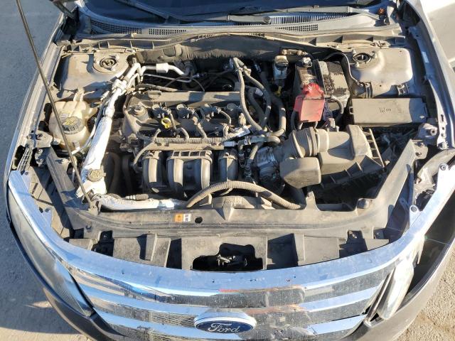 3FAHP0HA2BR343154 - 2011 FORD FUSION SE GRAY photo 11