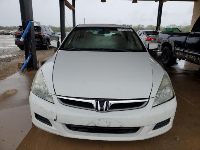 1HGCM56816A006101 - 2006 HONDA ACCORD EX WHITE photo 5