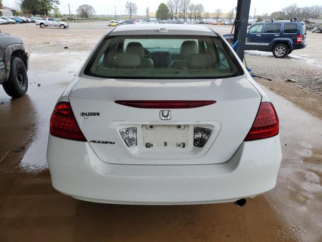 1HGCM56816A006101 - 2006 HONDA ACCORD EX WHITE photo 6