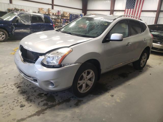 JN8AS5MT4BW574606 - 2011 NISSAN ROGUE S GRAY photo 1