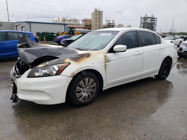 1HGCP2F38CA081254 - 2012 HONDA ACCORD LX WHITE photo 1