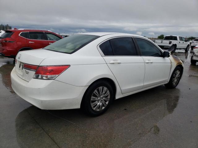 1HGCP2F38CA081254 - 2012 HONDA ACCORD LX WHITE photo 3