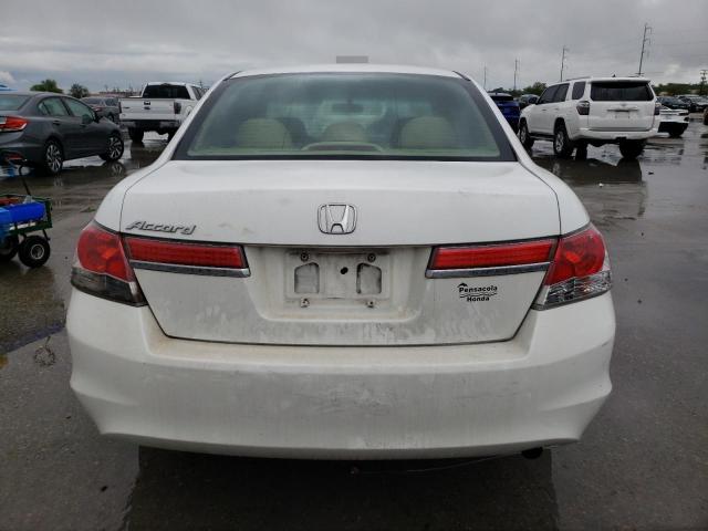 1HGCP2F38CA081254 - 2012 HONDA ACCORD LX WHITE photo 6