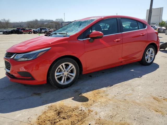 3G1BE6SM6JS558340 - 2018 CHEVROLET CRUZE LT RED photo 1