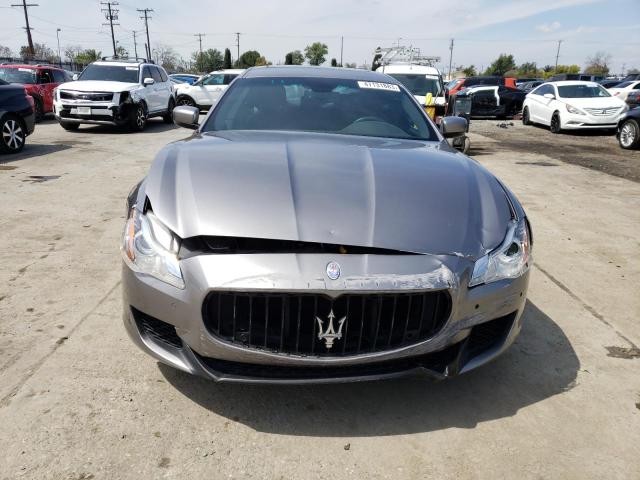 ZAM56RPA0G1184380 - 2016 MASERATI QUATTROPOR S CHARCOAL photo 5