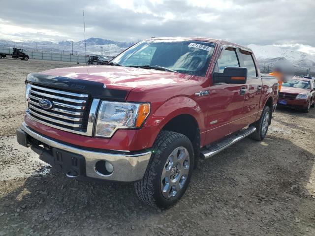 1FTFW1ET8CKD40765 - 2012 FORD F150 SUPERCREW RED photo 1
