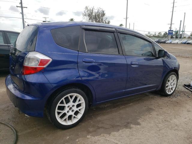 JHMGE8H3XDC021678 - 2013 HONDA FIT BLUE photo 3