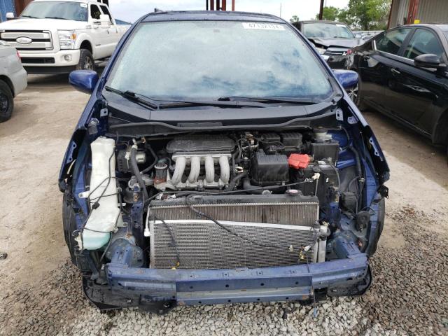 JHMGE8H3XDC021678 - 2013 HONDA FIT BLUE photo 5