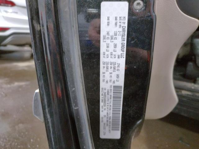 2A4RR5DG0BR665260 - 2011 CHRYSLER TOWN & COU TOURING BLACK photo 13