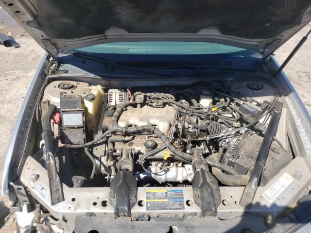 2G1WF52E559275187 - 2005 CHEVROLET IMPALA SILVER photo 11