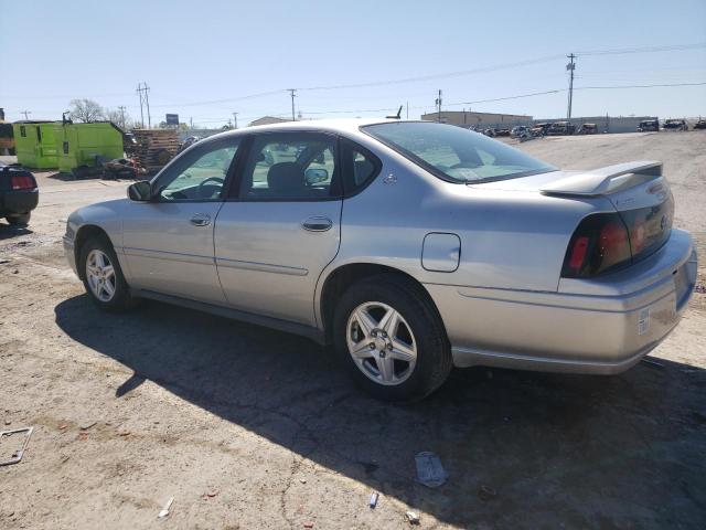 2G1WF52E559275187 - 2005 CHEVROLET IMPALA SILVER photo 2