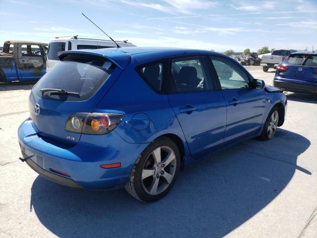 JM1BK343X51262103 - 2005 MAZDA 3 HATCHBACK BLUE photo 3