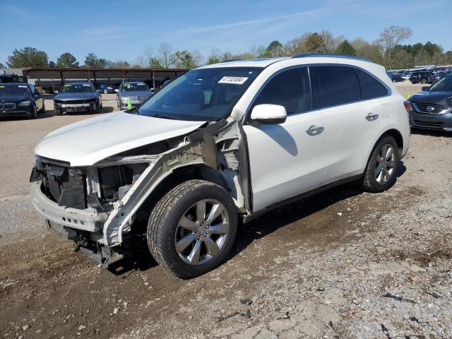 5FRYD4H80EB001617 - 2014 ACURA MDX ADVANCE WHITE photo 1