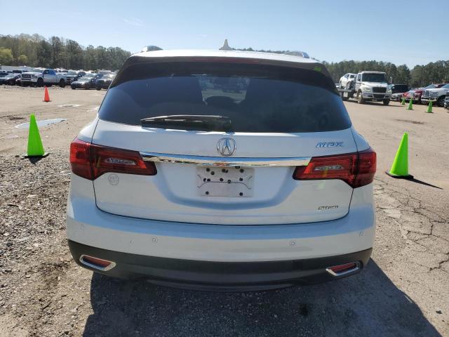 5FRYD4H80EB001617 - 2014 ACURA MDX ADVANCE WHITE photo 6