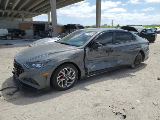 5NPEL4JA6MH106795 - 2021 HYUNDAI SONATA SEL GRAY photo 1