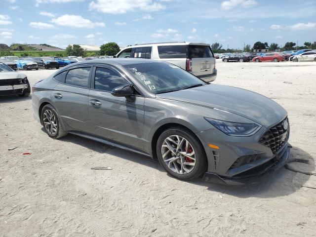 5NPEL4JA6MH106795 - 2021 HYUNDAI SONATA SEL GRAY photo 4